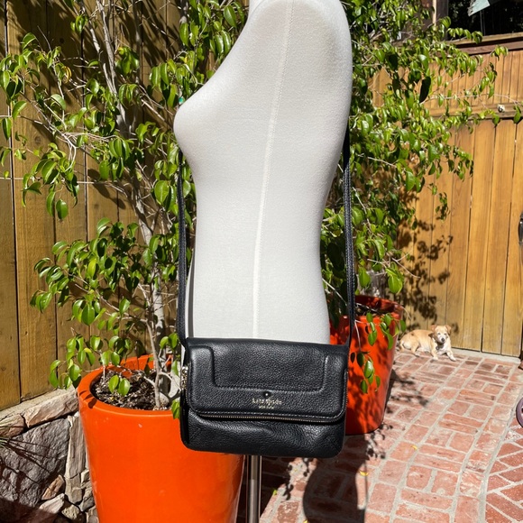 Kate Spade Leather Foldover Crossbody Bag